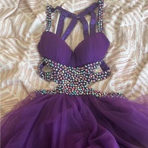 Jovani purple prom dress